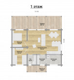 Дом из профилированного бруса VZ-320